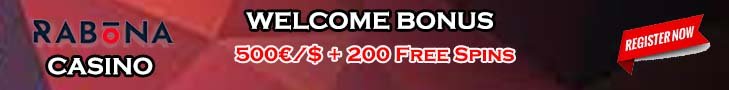 Rabona Casino Exclusive Welcome Bonus